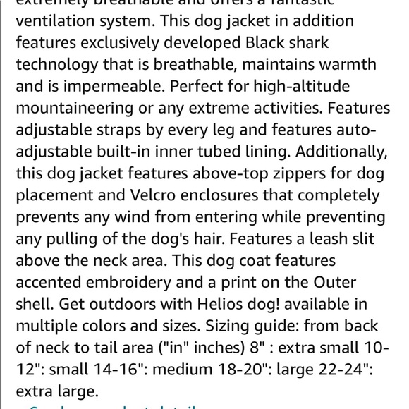 Doghelios ‘blizzard’ jacket - Picture 3 of 12